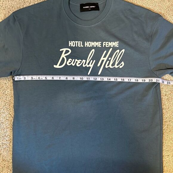 Homme+femme men’s cotton graphic‎ tshirt size S BIN F - Picture 7 of 9